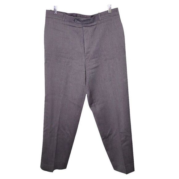 Alfred Sung Grey Tapered Dress Pants Sz 16 - Picture 2 of 5
